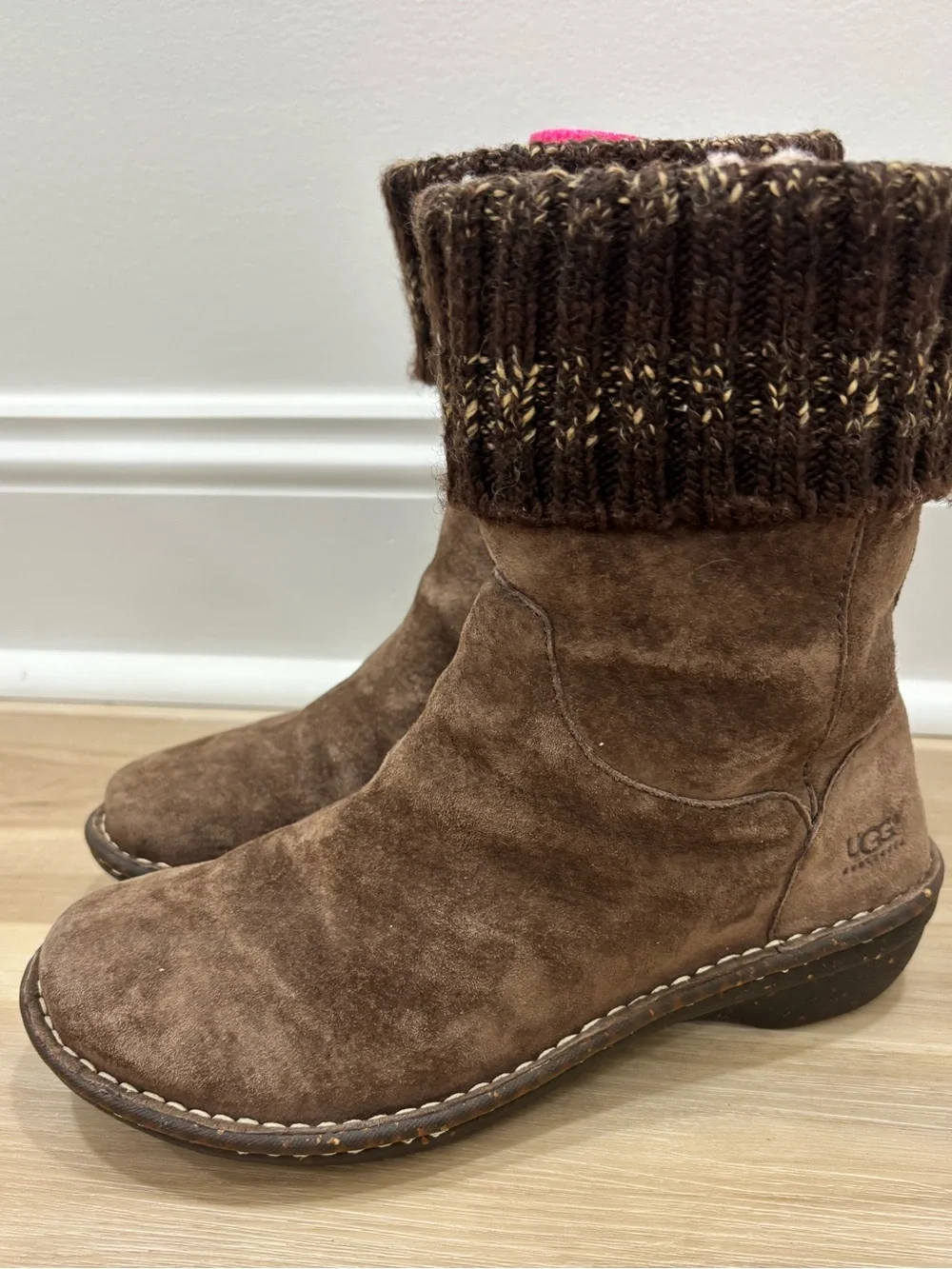 UGG scuffs heel